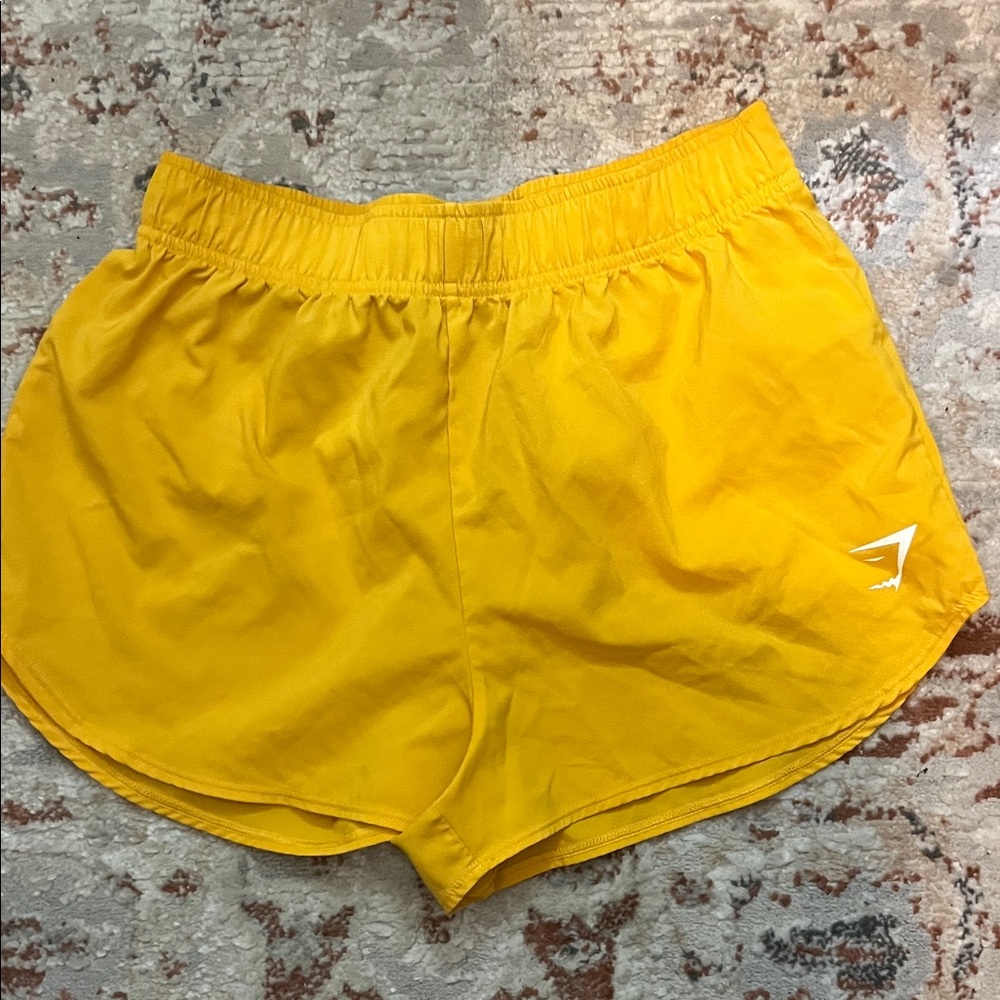 Gymshark Bright Yellow Women's Athletic Shorts